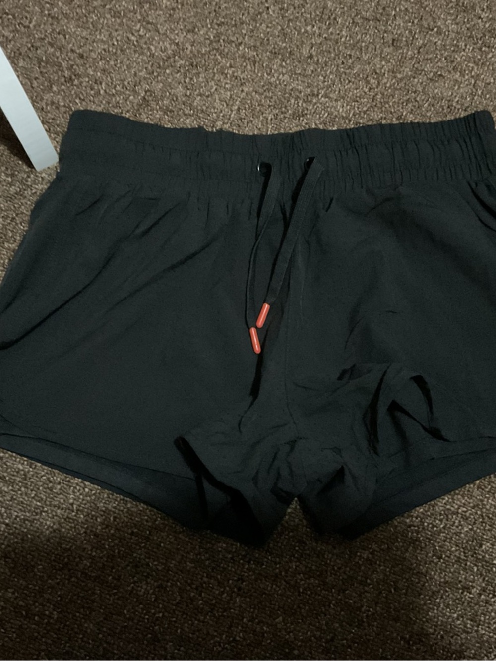 Zyia Active black double layer shorts tricot layer Medium